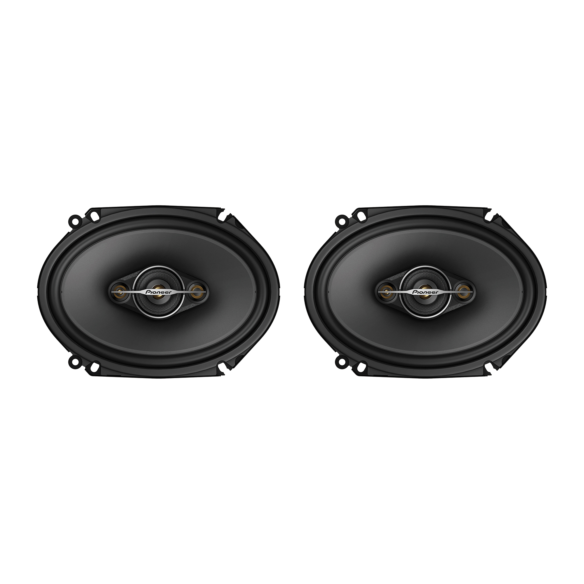 Pioneer A-Series Coaxial Speakers — 6in. x 8in., 350W, 4-Way, Full-Range, 2 Pcs, Model# TS-A6881F